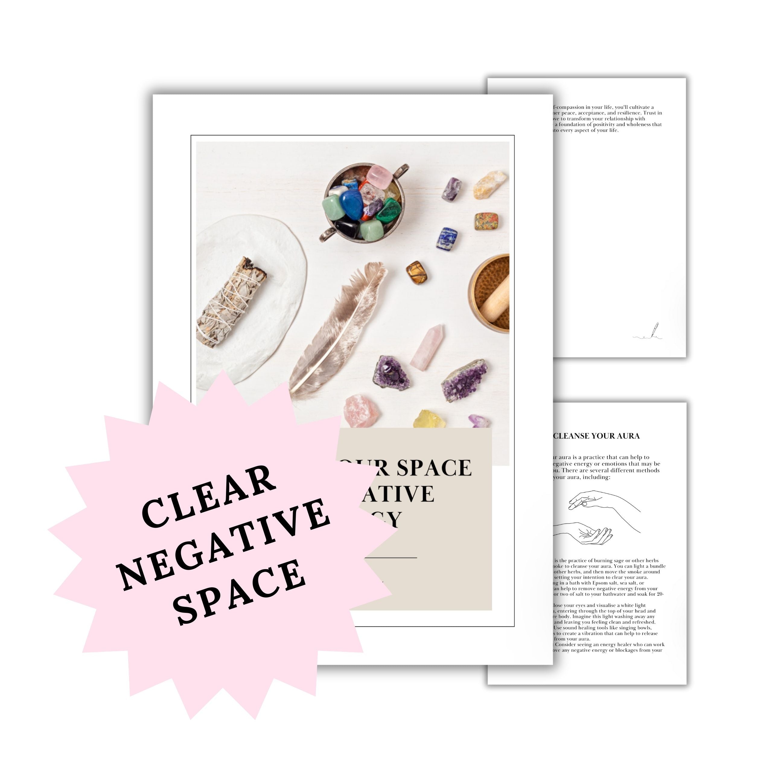 Clear Your Space of Negative Energy Information Workbook Digital Download