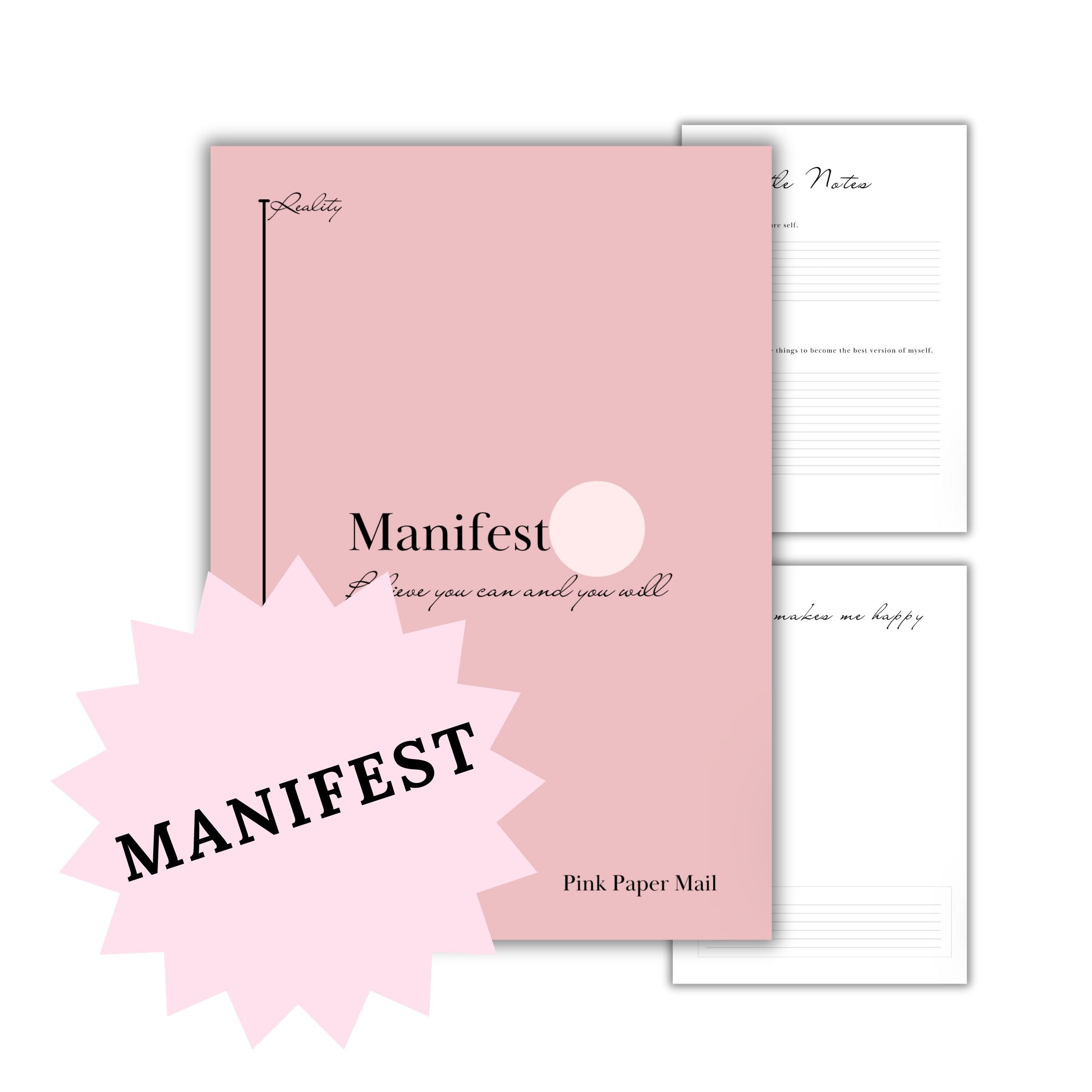 Manifest Your Dream Life Workbook Digital Download