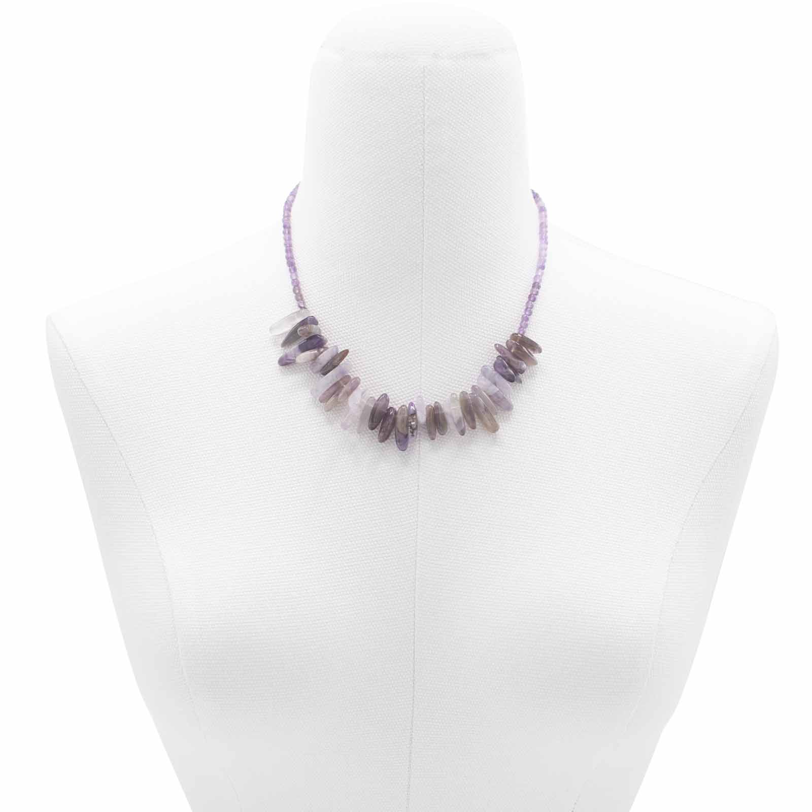 Amethyst - Longstone Gem Necklace