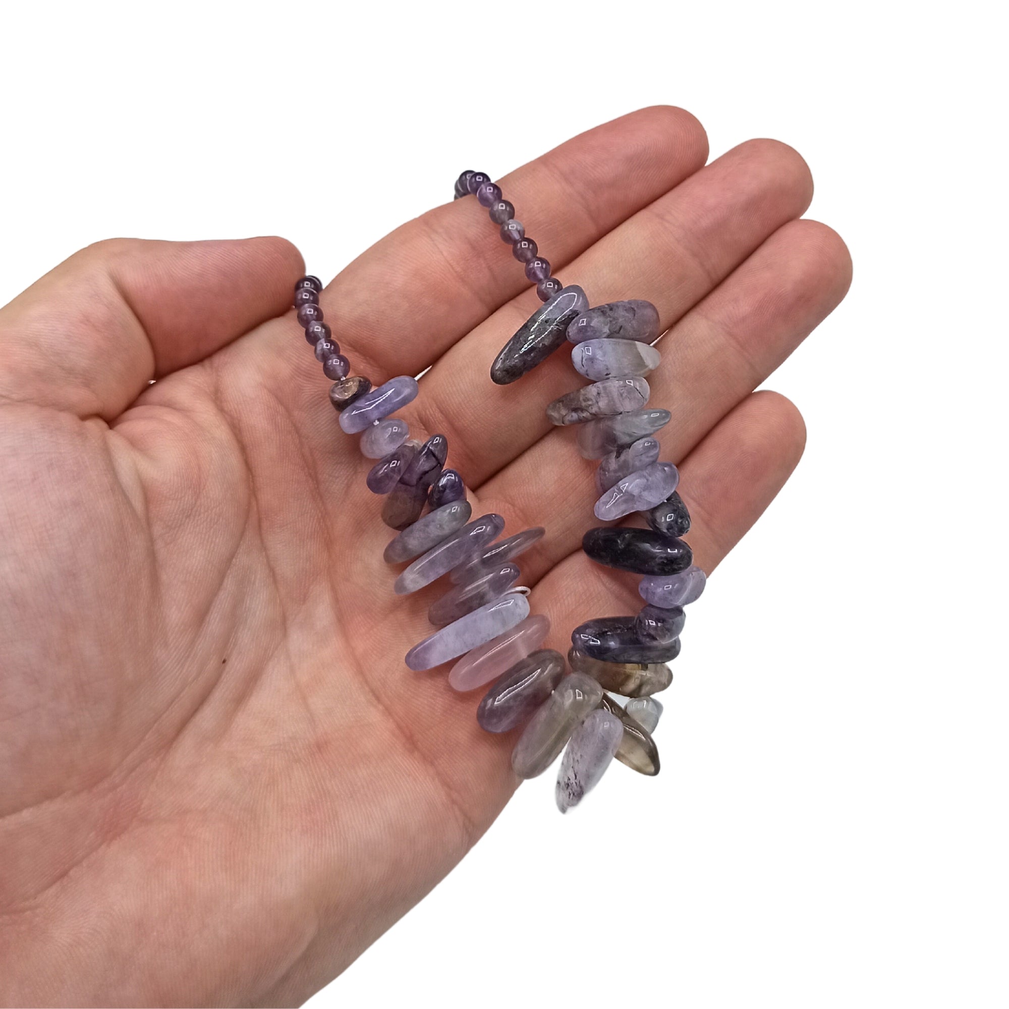 Amethyst - Longstone Gem Necklace