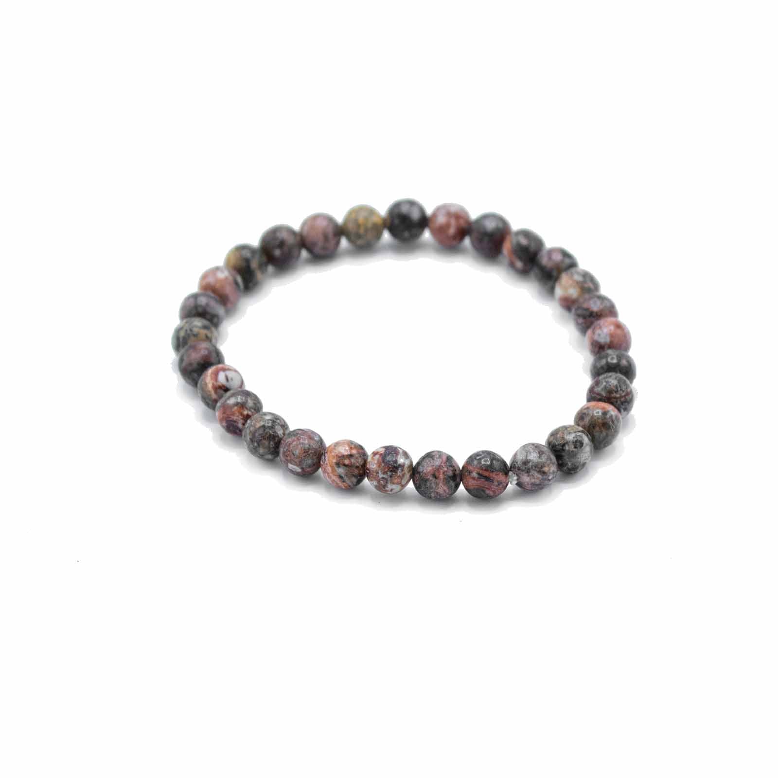 Courage - Leopard Skin - Gemstone Manifestation Bracelet