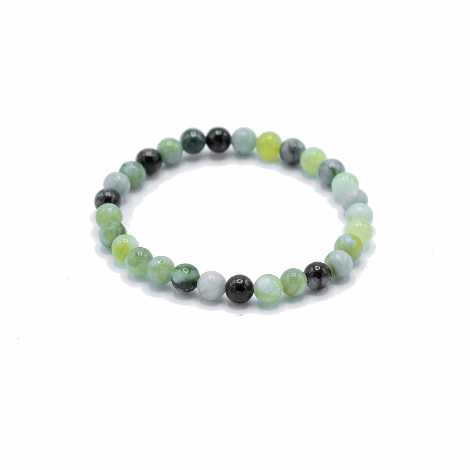 Healing - Olive Jade - Gemstone Manifestation Bracelet