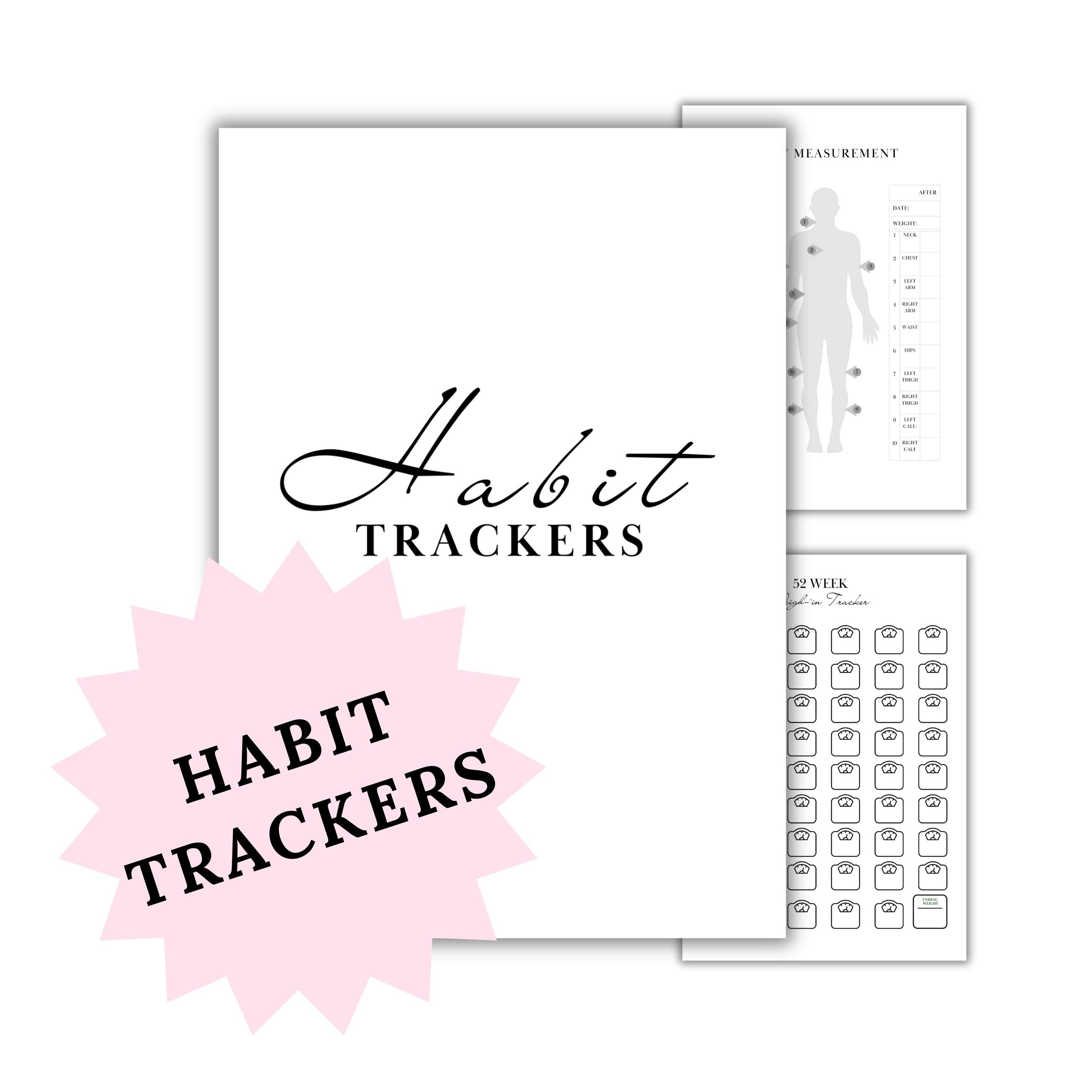 Ultimate Habit Tracker Bundle Digital Download