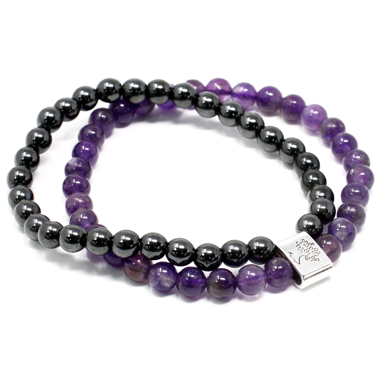 Amethyst - Magnetic Gemstone Bracelet