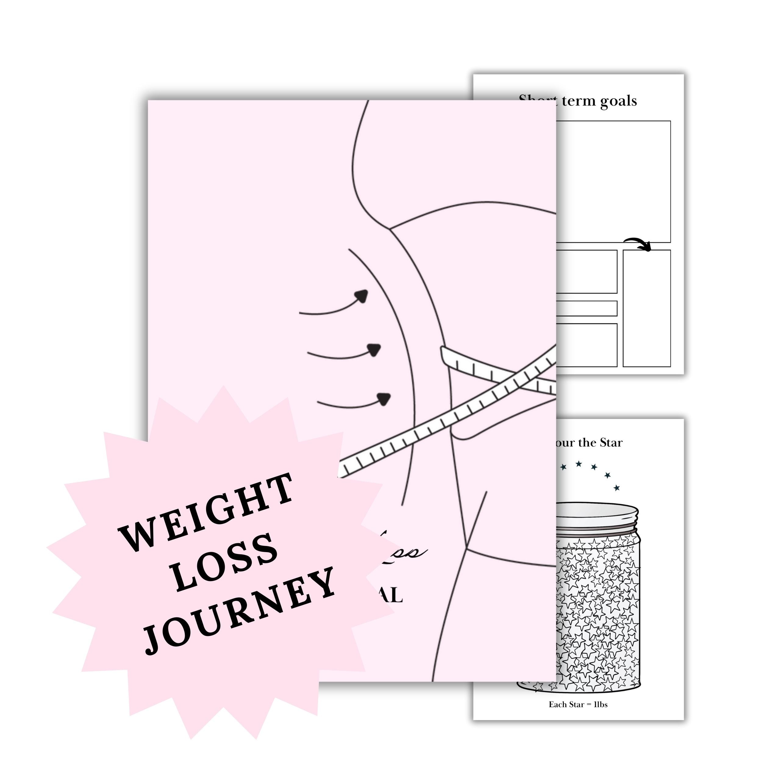 Weight Loss Support Journal Digital Download