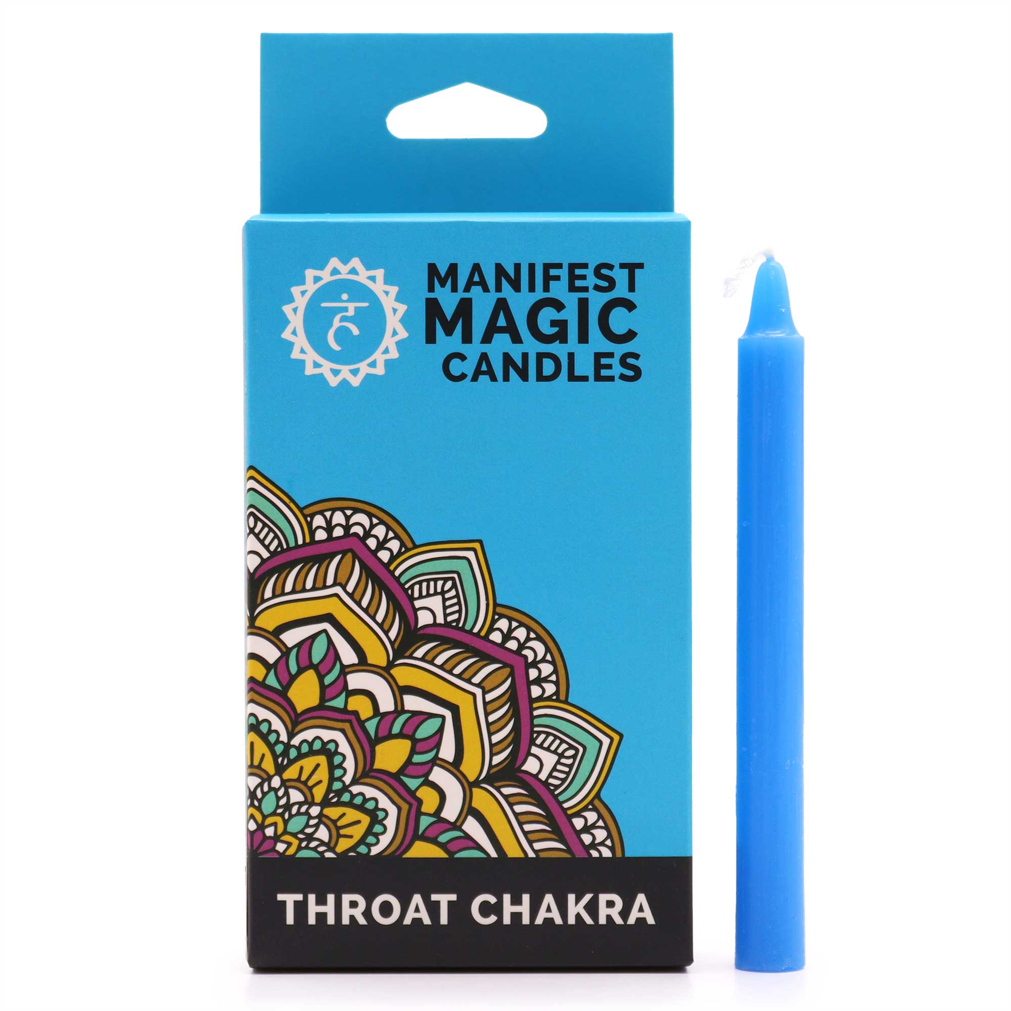 Manifest Magic Candles - Throat Chakra