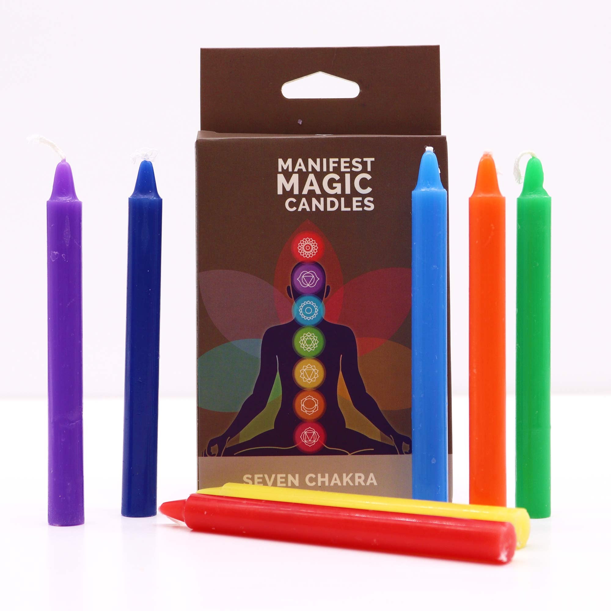 Seven Chakra Manifest Candles