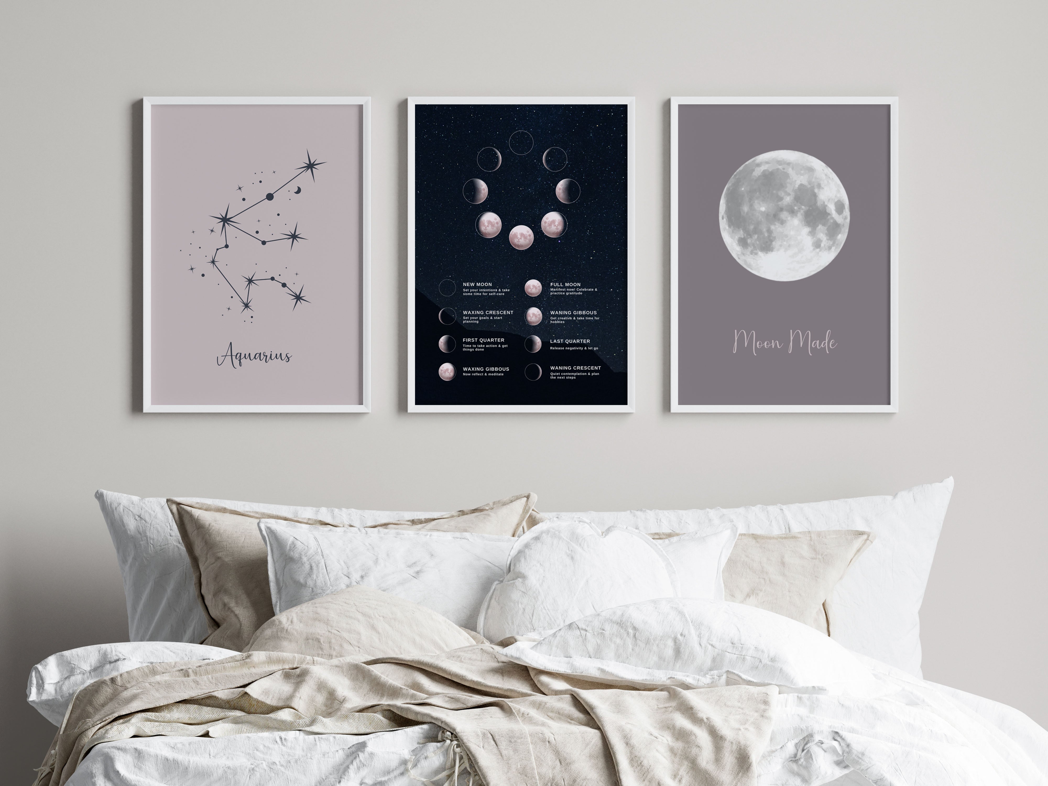 Horoscope Constellation Print Set of 3