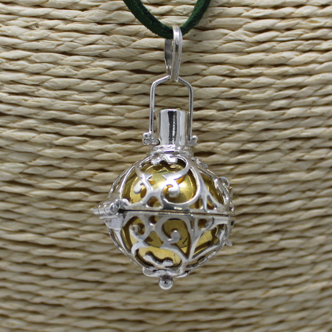 925 Sterling Silver Healing - Silver Angel Bell - 23mm