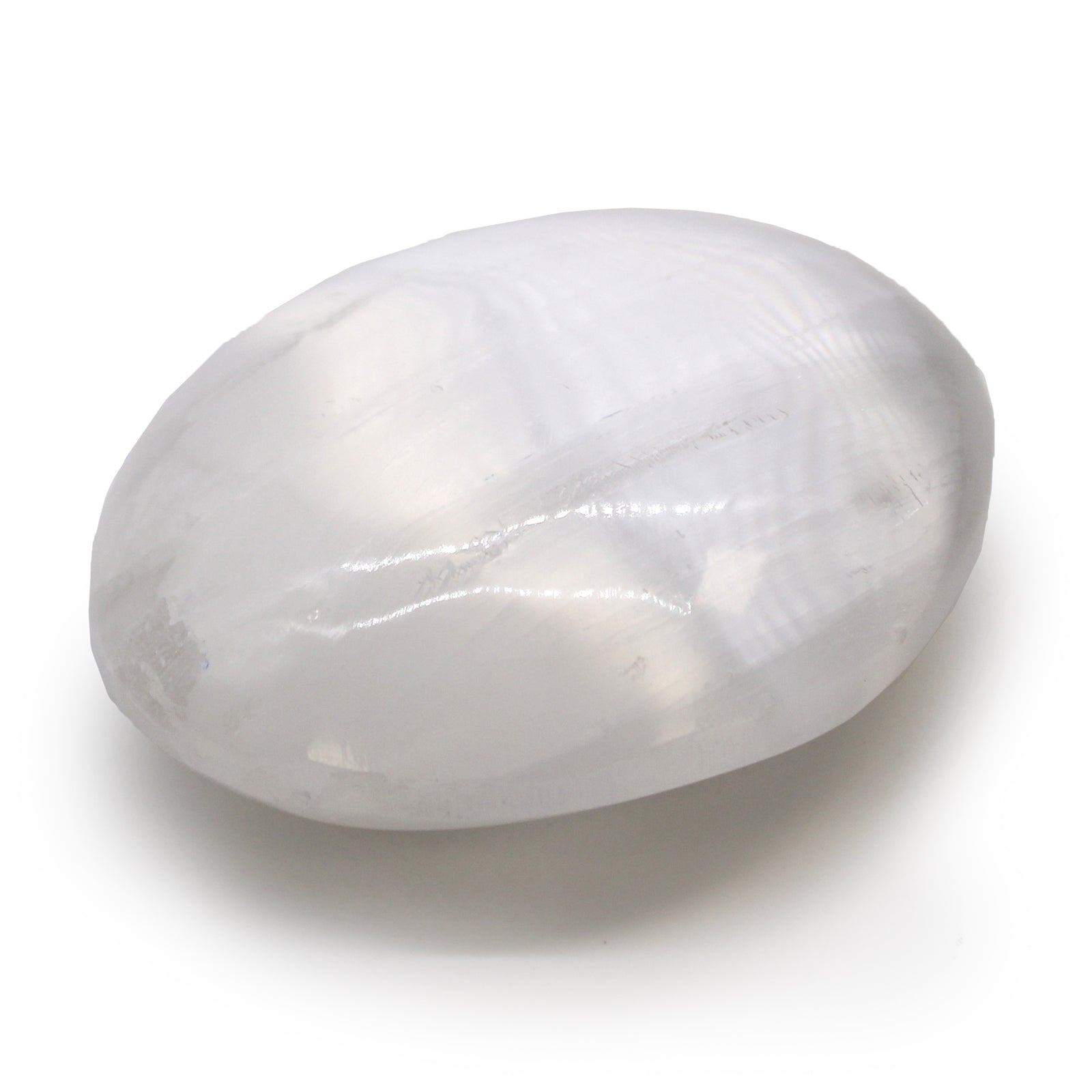 Selenite Palm Stone - 6.5cm