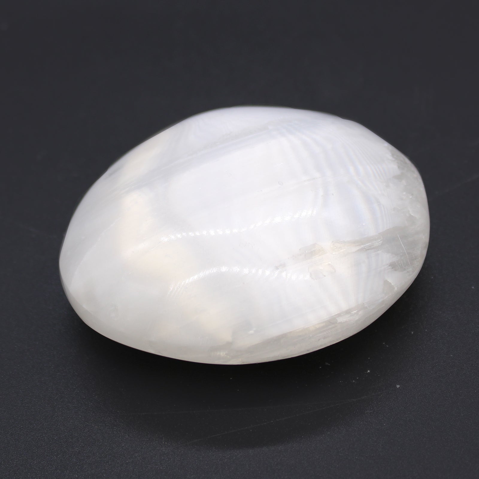 Selenite Palm Stone - 6.5cm