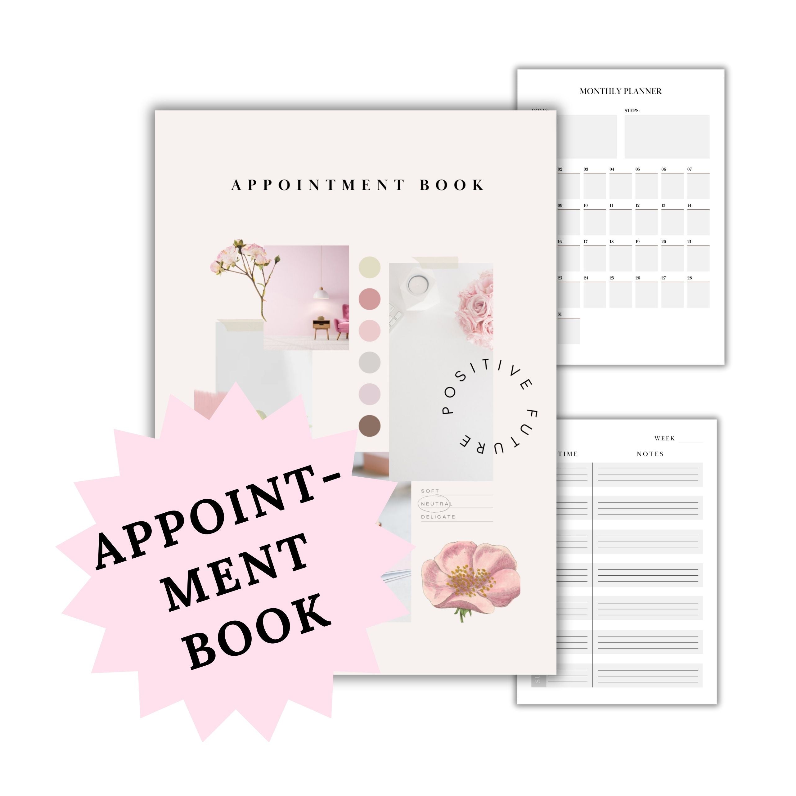 Appointment Booklet for Small Business Digital Download