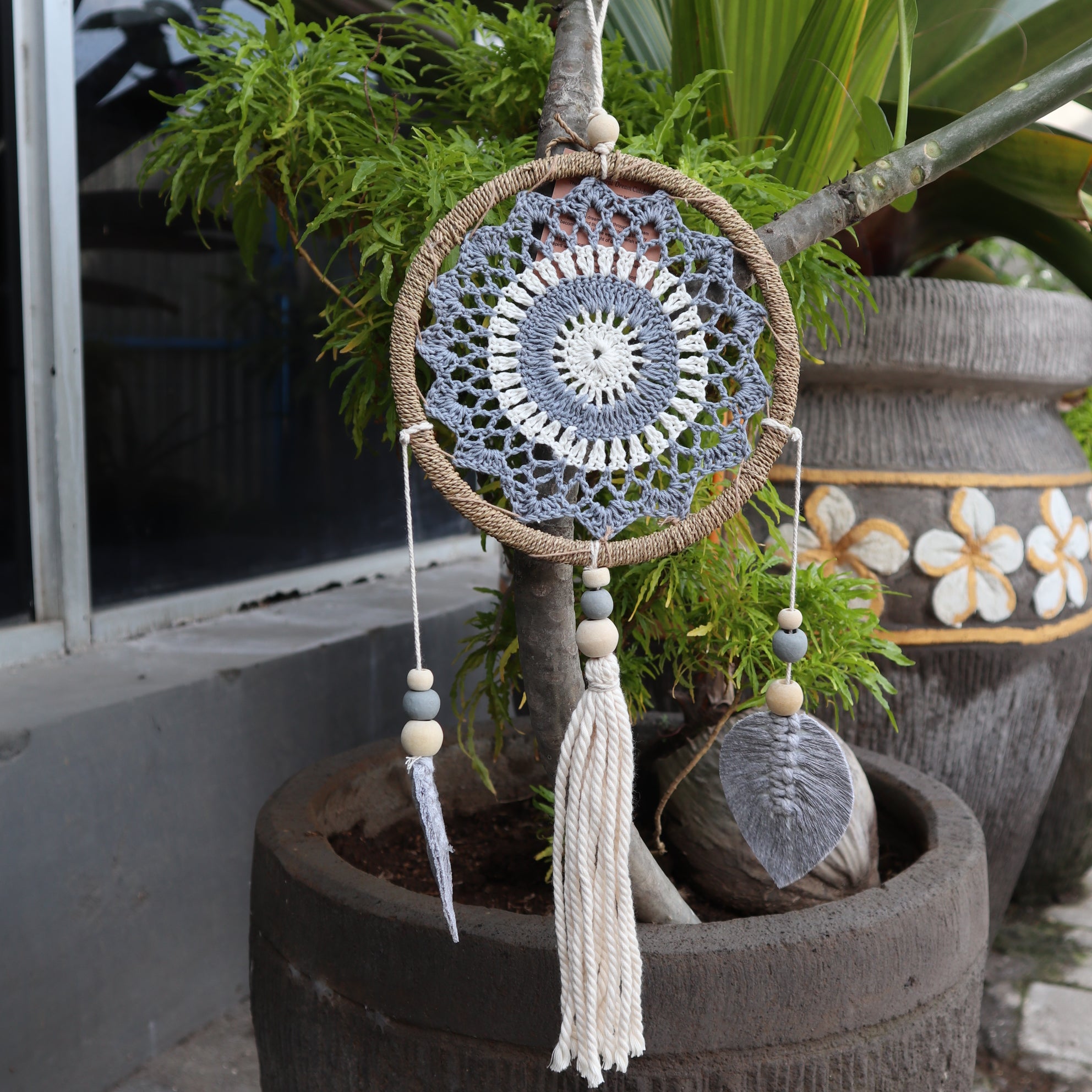 Grey Elemental Spirits - Dream Catcher - Medium