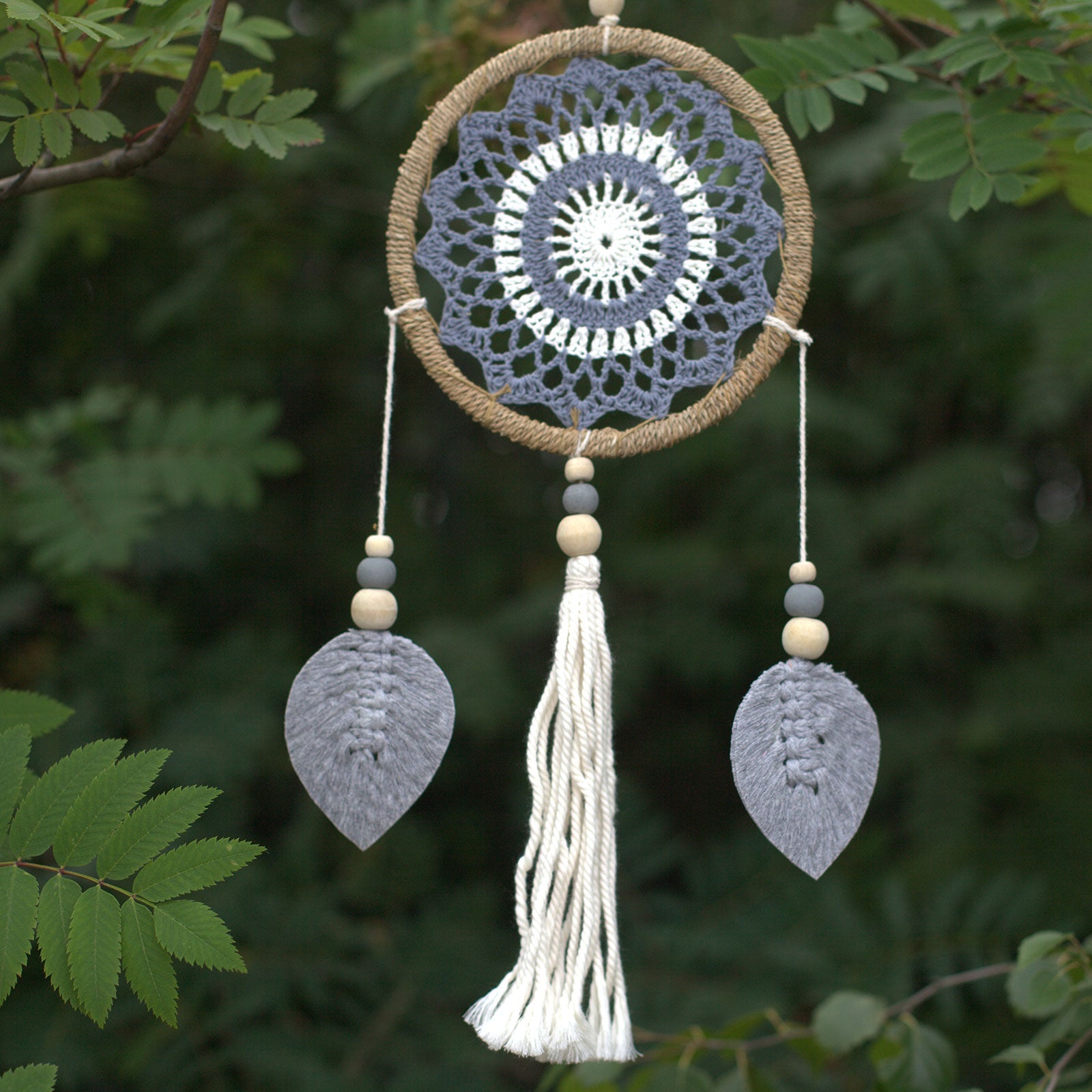 Grey Elemental Spirits - Dream Catcher - Medium