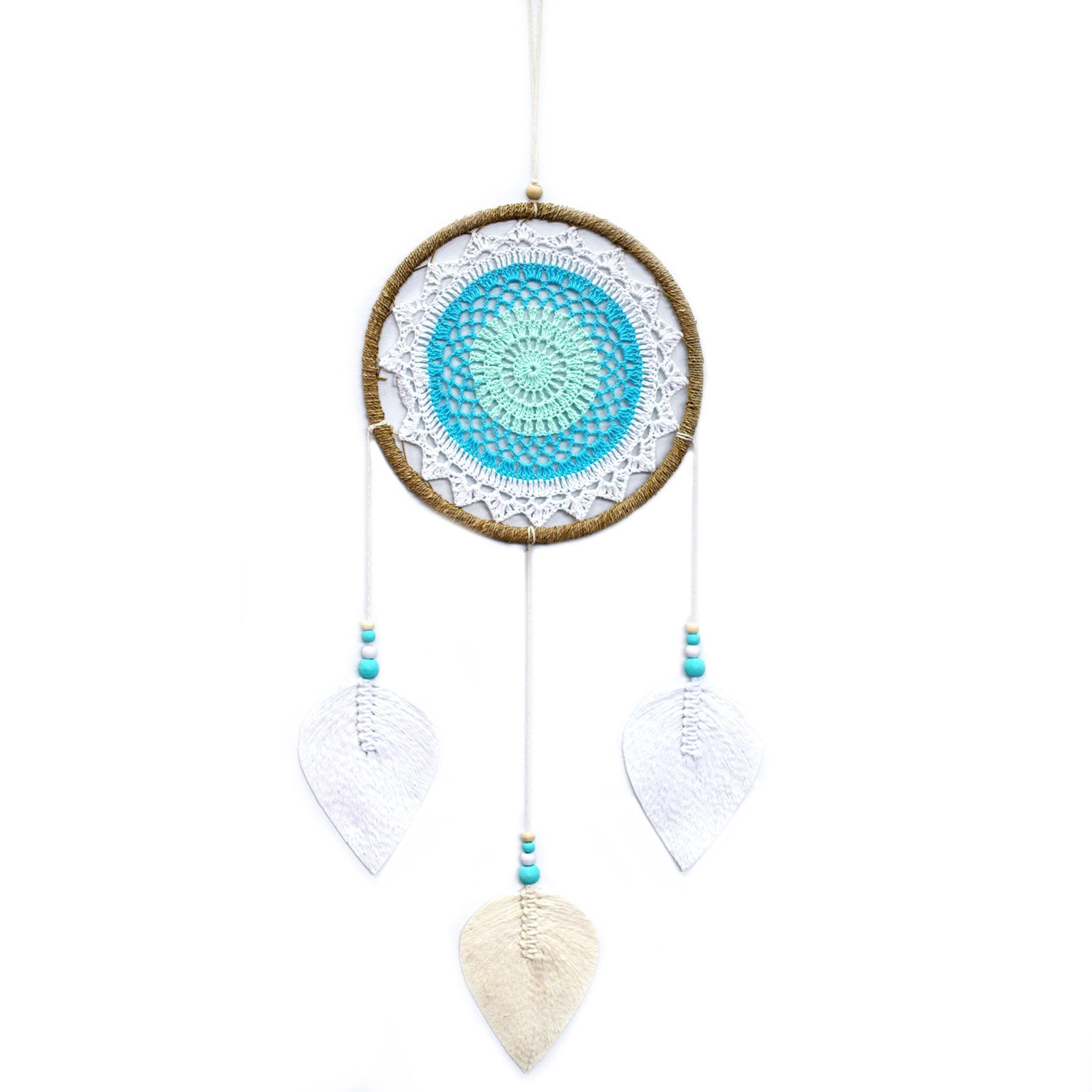 Turquoise Elemental Spirits - Dream Catcher - Large